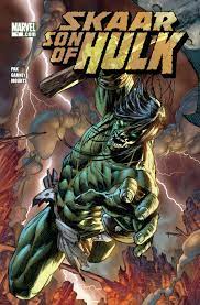 Skaar is a fictional comic book character appearing in books published by marvel comics, usually as a supporting character to hulk.he is the son of the hulk and the extraterrestrial caiera, who conceived him during the planet hulk storyline. Skaar Son Of Hulk 2008 1 Comic Issues Marvel