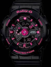 Casio Baby G Ba111 1a Black With Neon Pink Analog Digital Watch Price From Souq In Saudi Arabia Yaoota