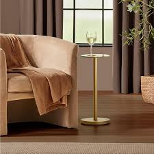 Amazon.com: mDesign Glass Top Side/End Drink Table