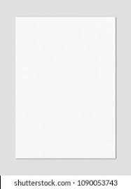 Concept for technology of the future, corporate business, and others. Blank White A4 Paper Sheet Mockup Stock Photo Edit Now 1090053743