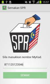 Pengundi berdaftar boleh menyemak daftar pemilih spr untuk mengesahkan lokasi tempat mengundi serta maklumat lain daftar undi secara dalam talian, melalui khidmat sms, aplikasi mudah alih atau telefon. Semakan Daftar Pemilih Spr Fur Android Apk Herunterladen