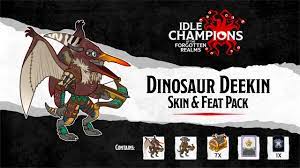Dinosaur Deekin Skin & Feat Pack - Epic Games Store