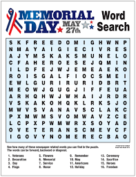 Word Search For Memorial Day Kids Worksheets Printables Kindergarten Worksheets Printable Free Printable Worksheets