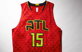 Across the chest of the jersey reads peachtree, with the hawks. The Atlanta Hawks Have New Neon Uniforms Slam