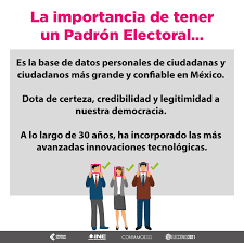 Las personas que no cumplan con votar o ser miembros de mesa este domingo 6 de junio recibirán multas El Padron Electoral Es La Base De Datos Mas Grande Y Confiable De Mexico Central Electoral
