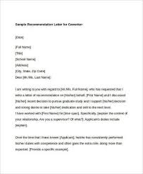 Letter Of Recommendation For Graduate School From Friend Reference Letter Letter Of Recommendation Professional Reference Letter