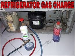 refrigerator gas charging and fridge repair r134a