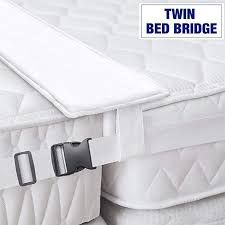 Bed Bridge Twin To King Converter Kit Bed Doubling System Mattress Extender Set To Fill In Gap Memory Foam Filler Pad And Mattress Family Room Memory Foam