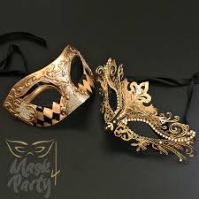 Black And Gold Masquerade Mask Masquerade Classic Luxury Black Gold In 2020 Mens Masquerade Mask Gold Masquerade Mask Couples Masquerade Masks