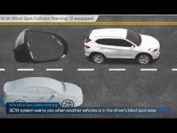 During the 1st few weeks of ownership.i had all three on.but found the lane departure warning annoying and not really useful. Blind Spot Collision Warning Bcw On Hyundai Youtube