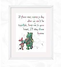 May 14, 2017 · collection of 20 beautiful free printable quotes, including favorite inspirational quotes. Amazon Com Winnie The Pooh Quote Prints Winnie The Pooh Disney Watercolor Nursery Wall Poster Holiday Gift Kids And Children Artworks Digital Illustration Art Handmade