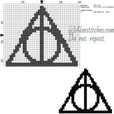 Harry Potter Y Las Reliquias De La Muerte Libro Pdf Simbolo De Harry Potter Reliquias De La Muerte Patron De Punto De Cruz Gratis 40x33 1 Col Punto De Cruz Patrones Punto De Cruz Patrones De Punto De Cruz Gratis