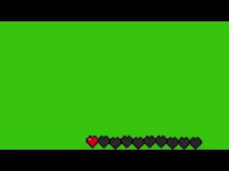 Hd Minecraft Health Bar Green Screen Youtube In 2021 Greenscreen Chroma Key Green Screen Video Backgrounds