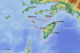Amarantou 12, rhodes 85100, greece. Stepmap Mittelmeer Rhodos Landkarte Fur Griechenland