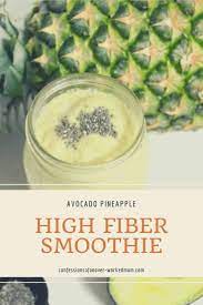 The smoothie recipe in this article is built on how well beets actually work to relieve constipation. Avocado Pineapple High Fiber Smoothie With Chia Seeds