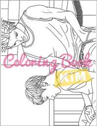 Bangtan boys jumbo coloring book with unofficial super cool images for all ages (paperback). Kpop Coloring Book A Collection Of Portraits And Dance Scenes