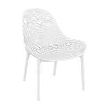 Compamia Sky Patio Chair In White Walmart Com Patio Lounge Chairs Patio Dining Chairs Patio Chairs