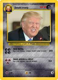 Someone in twitch chat said yungoos looks like donald trump but he literally does really hope that yungoos will be able to learn trump card, tho. Pin On Donald Trump Pokemon Card