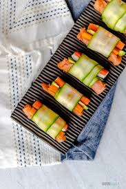 Chop the ends off of your zucchini and use a vegetable peeler to peel your zucchini into long, thin strips. Zucchini Roulade With Smoked Salmon Easy Recipe