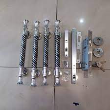 Pull handle ss starck 45cm in black gagang pintu kayu dan kaca Harga Gagang Pintu 2 Minimalis