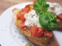 Ciabatta A La Bruschetta Mit Mozzarella Uberbacken Von Keralacooking Chefkoch Rezept Bruschetta Ciabatta Bruschetta Rezept