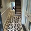 Flooring in a high traffic area. 1