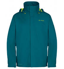 Men Escape Light Jacket Vaude Waterproof Jacket Petroleum Alpinstore