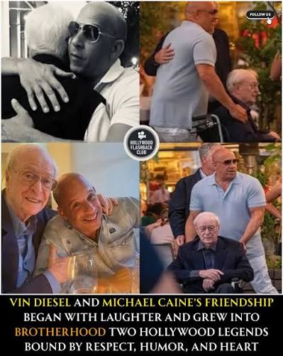 Their friendship started in the most unexpected way on the set of The Last  Witch Hunter. Vin Diesel, known for his tough guy persona, met Michael  Caine, the epitome of class and