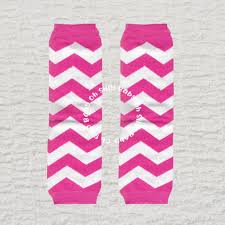 Hot Pink And White Chevron Baby Leg Warmers Oh Silly Baby