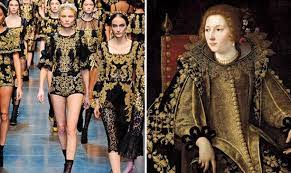 Canvasses On The Catwalk Milan Fashion Week S History Lessons From The Baroque Era To Helmut Newton Dolce A Fashion Collection Fashion Milan Fashion Week