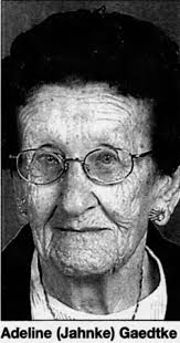 Adeline A Jahnke Gaedtke (1913-2007)