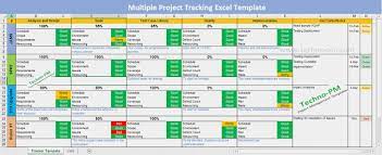 Multiple Project Tracking Template Excel Download Excel Templates Project Management Templates Project Management Dashboard