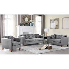About 43% of these are living room sofas, 0% are hotel bedroom sets, and 0% are living room sets. Mercer41 Persaud Velvet Classic Chesterfield 3 Piece Living Room Set Reviews