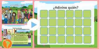 Tendrás un máximo de 99 segundos para dibujar una palabra y conseguir que los demás la adivinen. Powerpoint Juego Interactivo Adivina Quien