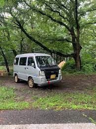 スバル サンバー バンを華麗にカスタム by sti9500 2019 07 14 キャンプ場でパシャり cartune サンバー スバル サンバー サンバー カスタム