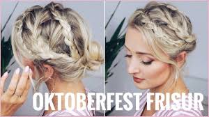 Frisuren Fur Locken Oktoberfest Frisur Geflochtene Frisuren Dirndl Frisuren Kurze Haare