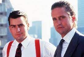 How To Dress Like An Evil Wall St Banker Gordon Gekko Shirt Charlie Sheen Shirts Outrageous Fashion 80s Hair
