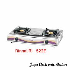 Kompor gas rinnai tipe produk: Rinnai Kompor Gas 2 Tungku Ri 522 E Shopee Indonesia