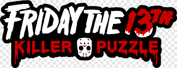 The killer puzzle game programming and content is ©2018 forest green enterprises ltd., a subsidiary of blue wizard digital inc. Friday The 13th Killer Puzzle Jason Voorhees Friday The 13th The Game Friday The 13th Logo Game Text Png Pngegg