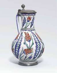 An Iznik Pottery Jug Ottoman Turkey Circa 1580 90 Desenler Seramik Vazolar