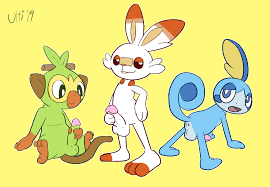 Rule34 - If it exists, there is porn of it  ultilix, grookey, scorbunny,  sobble  609155