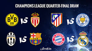 Barcelona and juventus logos created in 3d to celebrate the champions league final tonight! Champions League Bayern Munich Vs Real Madrid Juventus Vs Barcelona Headline Quarter Final Draw