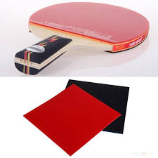 2pcs Table Tennis Racket Pips In Raquette Rubber Sponge Red Black High Quality Table Tennis Racket Table Tennis Ping Pong Paddles