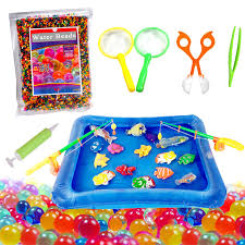 Inilah mainan pancing ikan anak, usaha mainan anak yang amat laris di pasaran hingga kini. 1 Set Anak Anak Air Beads Mainan Portabel Inflatable Kolam Renang Dengan Memancing Set Tidak Beracun Anak Shower Mainan Ikan Air Beads Permainan Fishing Mainan Aliexpress