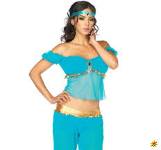 Die disney prinzessin jasmin perücke ist das ideale kostüm accessoire für märchenkostüme. Damen Kostum Jasmin Arabische Prinzessin 1001 Nacht