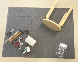Ikea Hack Filz Utensilo Basteln Statt Nahen Mit Dem Frosta Hocker Ikea Hack Aufbewahrung Ikea Hack Utensilo