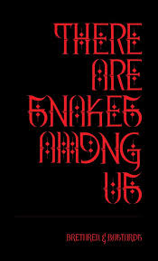 Snakes Among Us Lettering Vintage Typography Words