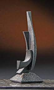 Beste Vriendinnen Cast Metaal Model Met Architecturale Etsy Epoque Geometrique Sculpture Abstraite Sculpture En Pierre