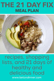 Salmon becomes a lovely golden brown in only a few minutes. 21 Day Fix Meal Plan Shopping Lists Bet On Dinner
