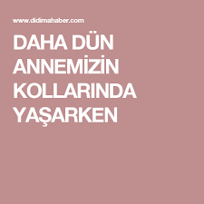 Daha Dun Annemizin Kollarinda Yasarken Koltuklar Anne